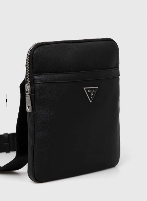 Чоловіча сумка від бренду Guess Certosa saffiano, оригінал