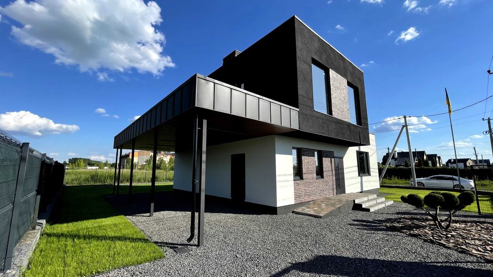 Ексклюзивний двоповерховий будинок 154м2 + 64м2 тераси у с. Шевченкове