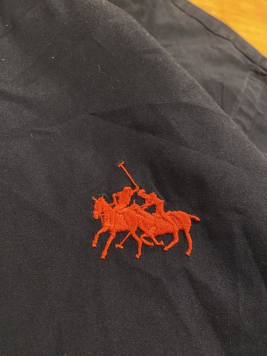 (XXL) POLO RALPH LAUREN рубашка синяя синя сорочка хлопковая хлопок