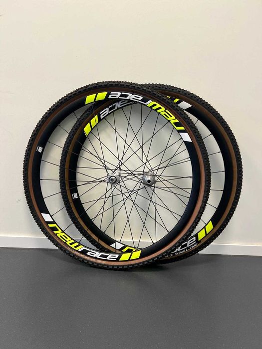 Par de Rodas Road New Race SL Alu Yellow / Serratec Hub