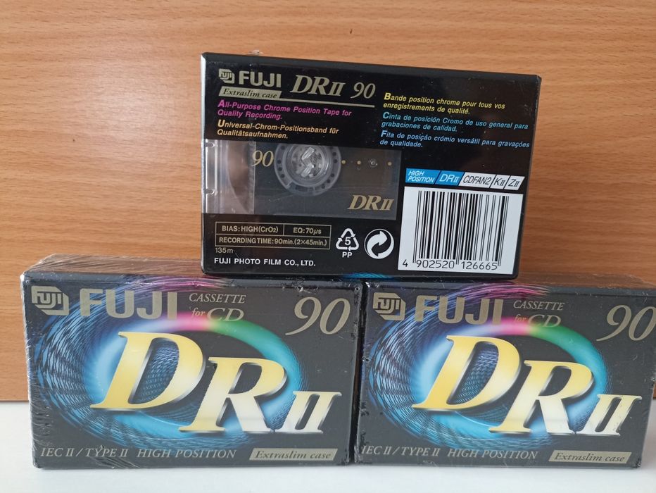 Cassetes Fuji Chrome DRII