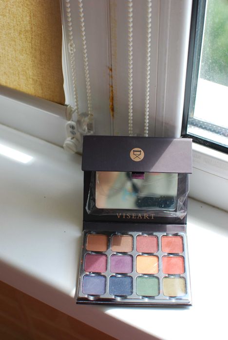 Палетка тіней viseart paris dark mattes 04