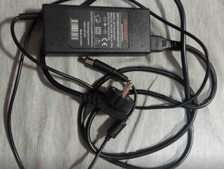 Блок питания ноутбука 90W с разъемом 7.4мм , с кабелем в комплекте
