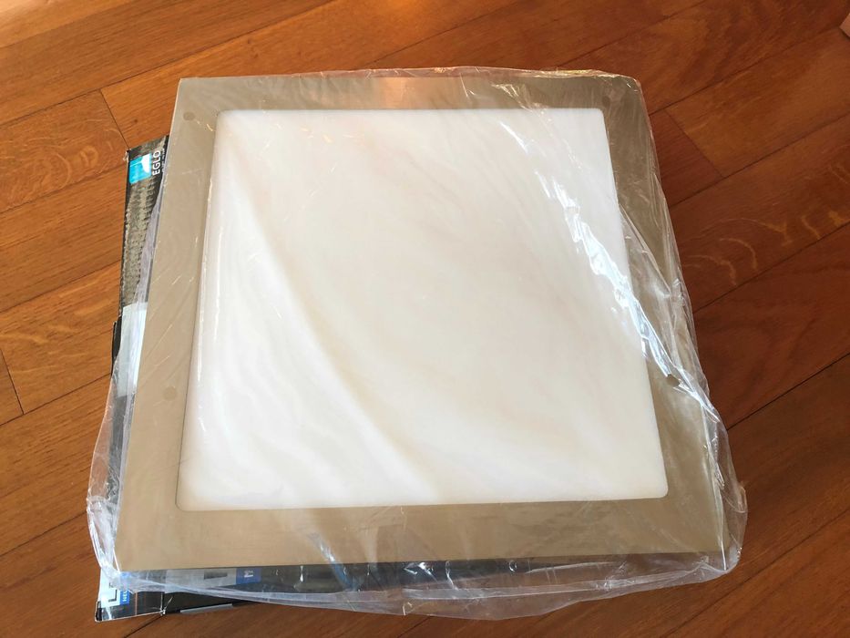 Candeeiro Tecto 30X30cm Led Branco Natural - Novo