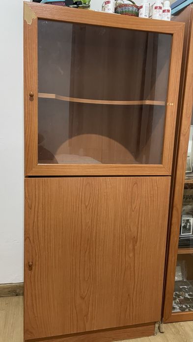 Móvel  com duas portas e preteleiras