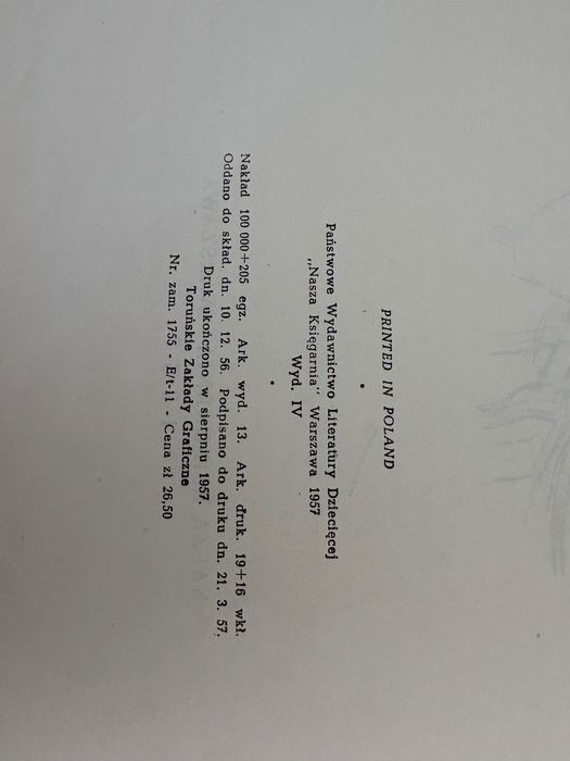 Baśnie Andersena ilustrował J.M. Szancer wydanie 1957