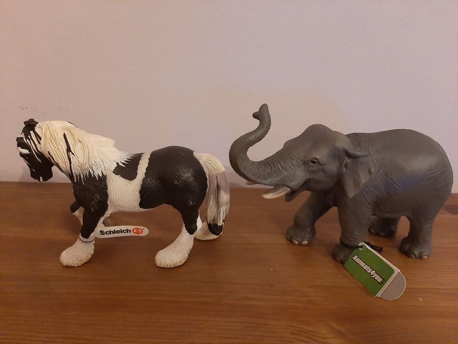 Elefante cavalo Schleich Science for you batatinha Gil  Expo dragao