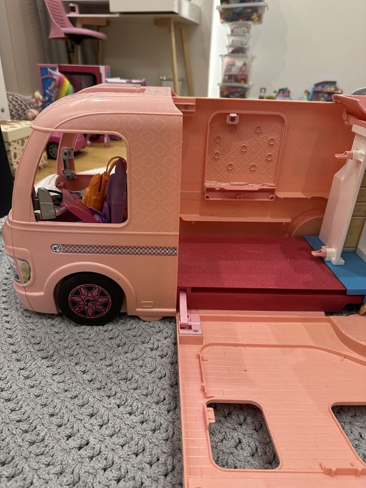 Barbie bardzo duzy kamper FBR34 - lekko uszkodozny