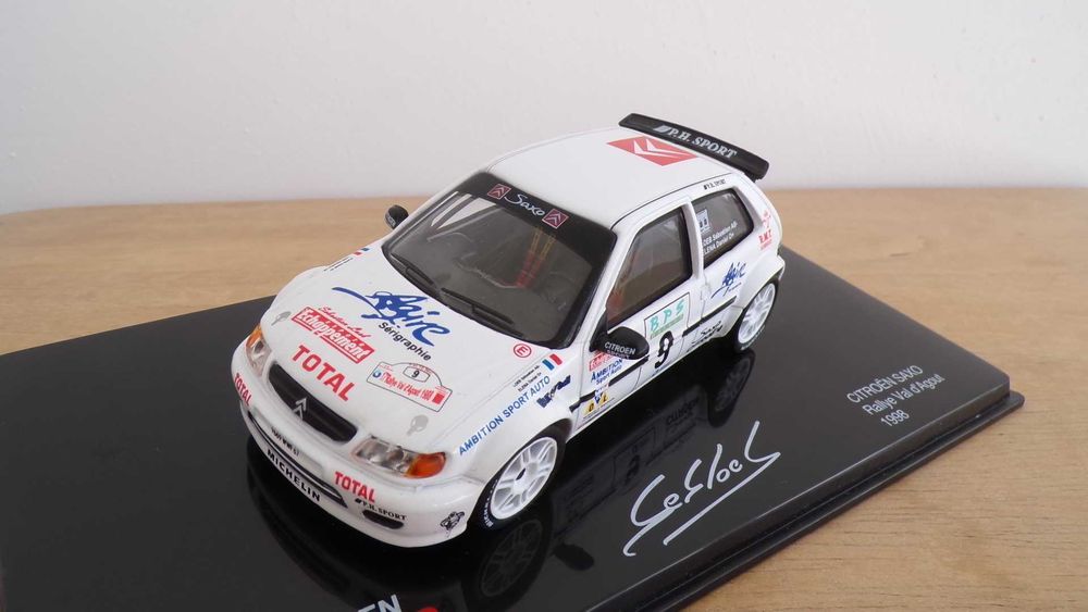 1/43 Citroen Saxo - Rally Val d`Àgout 1998 - Sébastien Loeb