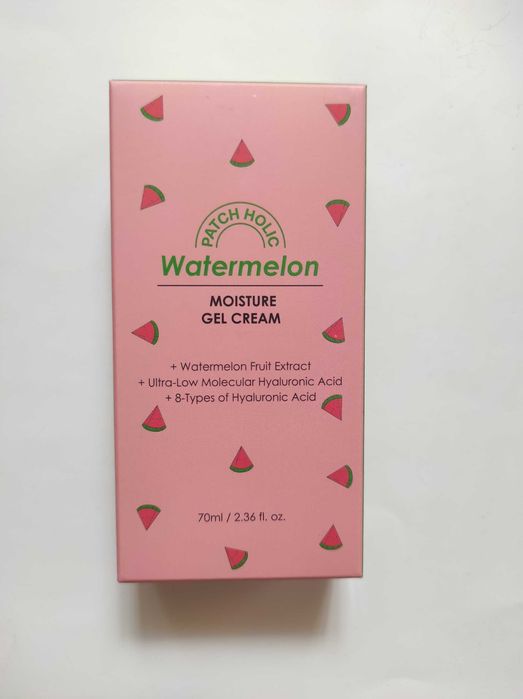 Lekki krem - żel intensywnie nawilżający Patch Holic Watermelon