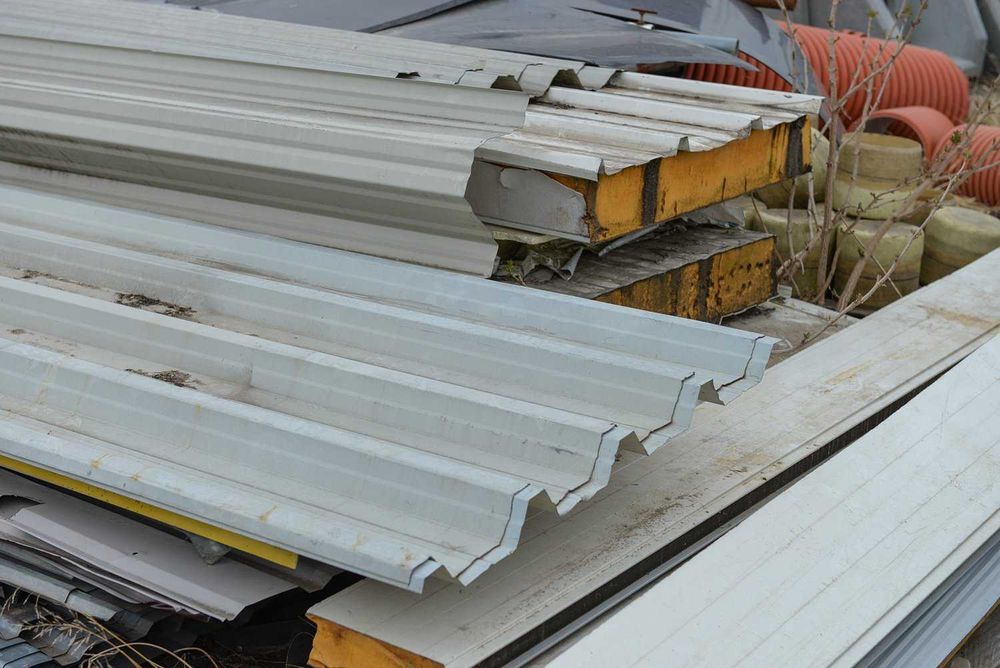 Blachy ocynkowane, powlekane z demontażu