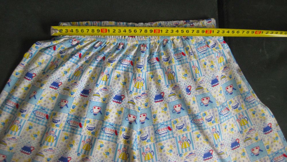 Pijama Camisola e Calão Tons Azuis NOVO