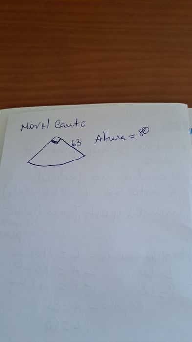 Móvel de canto para sala/TV