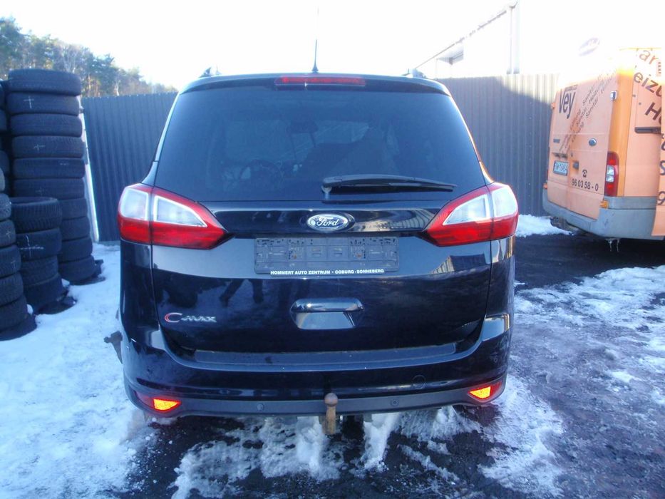 Ford C-Max Grand  klapa tylna,tył kolor FE CZARNA kompletna