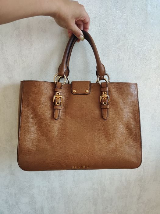 Miu miu Madras caramel шкіряна сумка