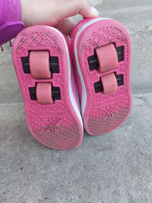 Buty z kółkami dziewczęce