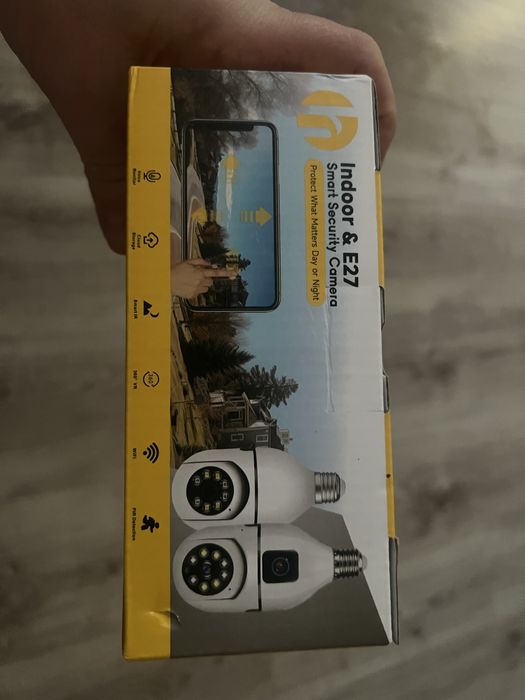 Kamera w zarowce e27