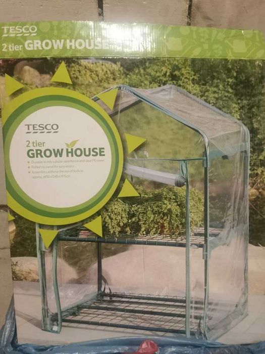 Mini szklarnia 2 Tier Grow House dwupoziomowa nowa