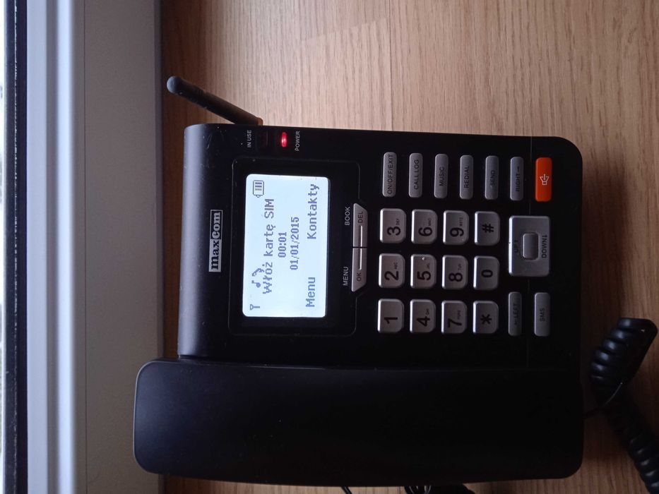 telefon stacjonarny na karte sim dla seniora maxcom