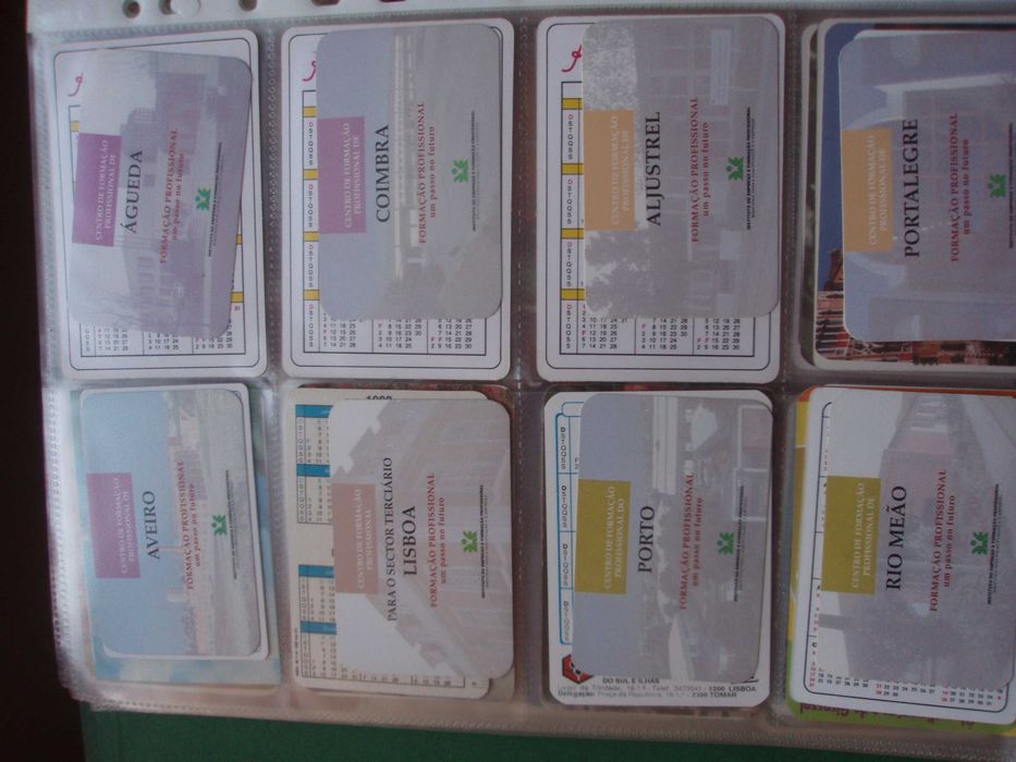 calendarios de bolso antigos