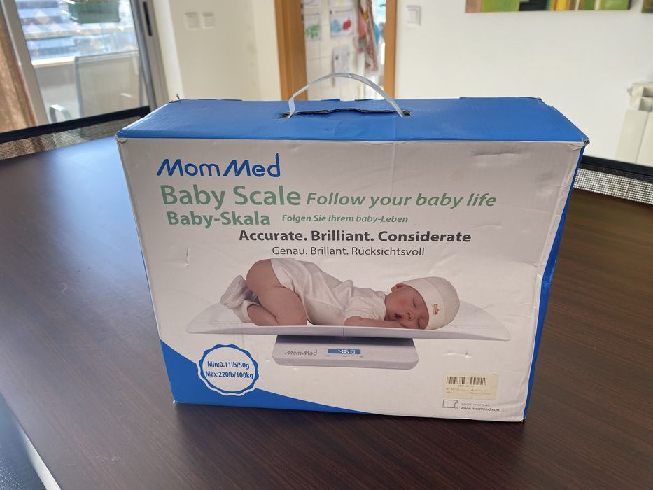 Balança digital para bebé e criança 2 em 1