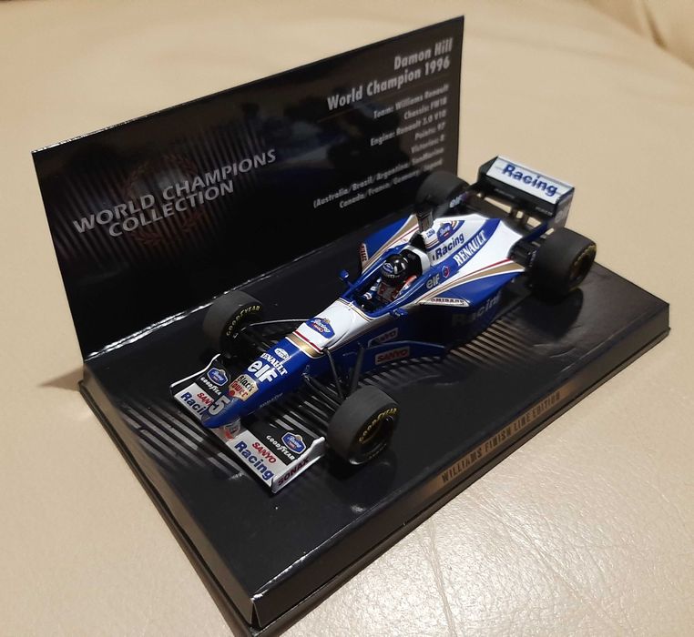 Damon Hill Williams F1 1996 Minichamps