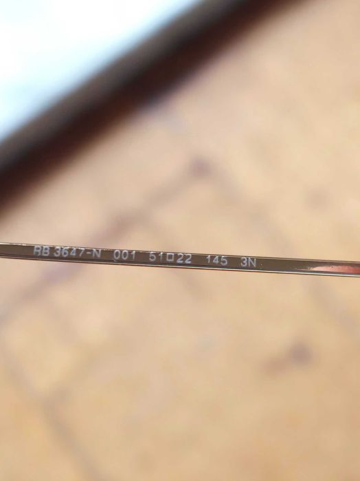 Óculos de sol Ray Ban RB3647N 001 impecáveis