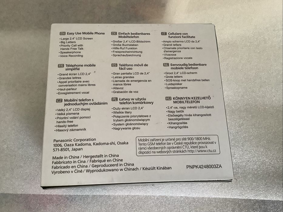 Telemovel Panasonic KX-TU456 EXRE - Novo