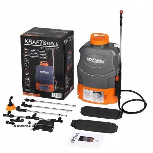 OPRYSKIWACZ AKUMULATOROWY plecakowy ciśnieniowy 16l + akcesoria KD2030