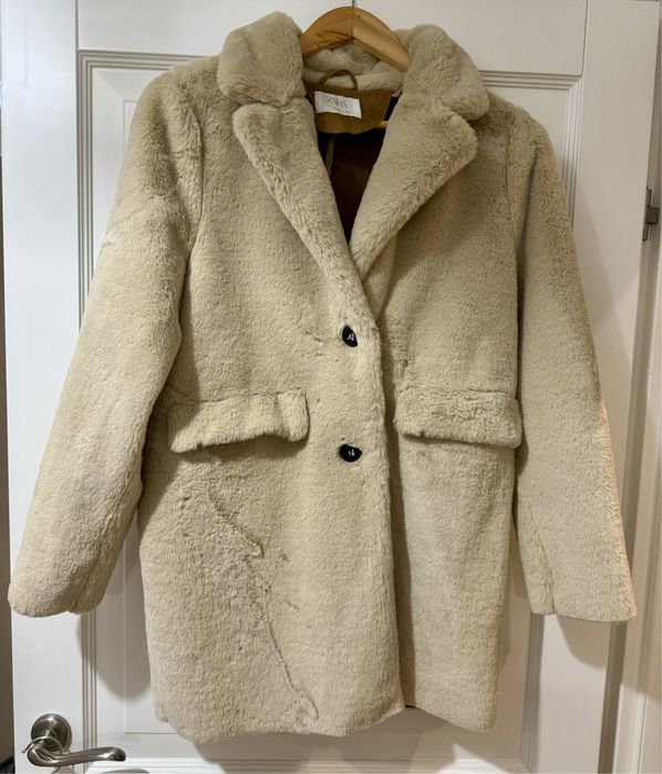 Дитяча Шуба, тепле пальто на дівчину Zara