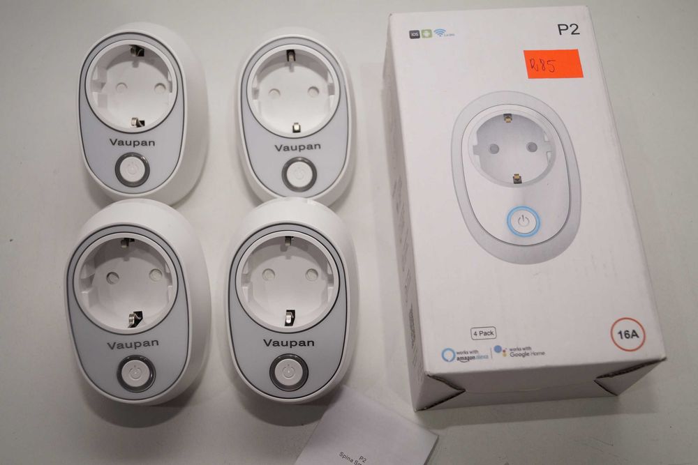 1985 4xVAUPAN P2 Inteligentne Gniazdo Plug 16A Smart Life Google Alexa