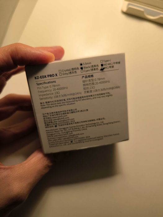 Auriculares para Gamers/Audiófilos, KZ EDX PRO X, AltaQualidade, Novos