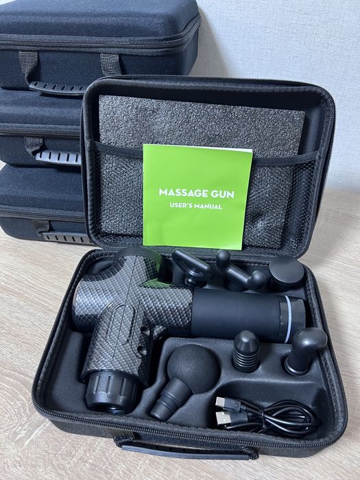 Перкусионный, пистолет массажер, электромассажер, вибро массаж. ОПТ