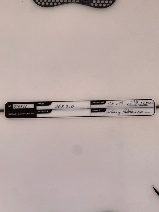 Prancha de surf, Johnny Cabianca DFK 2.0