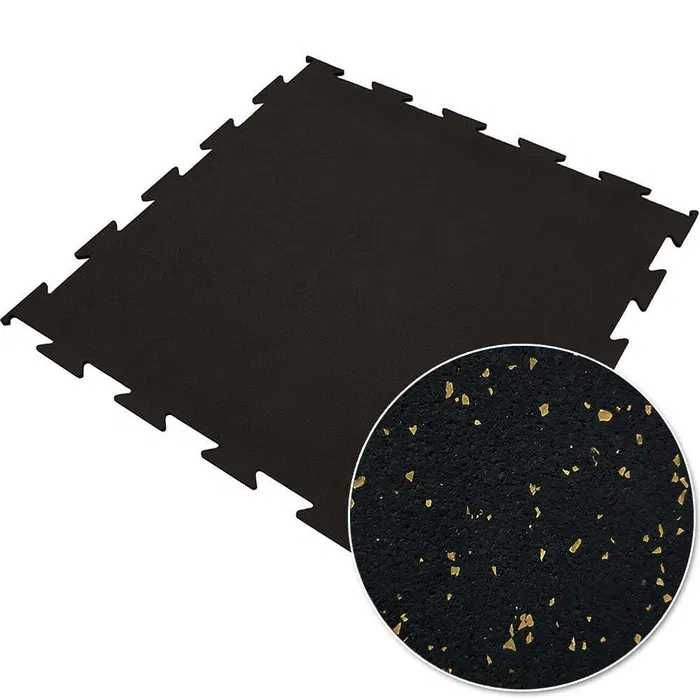 Podłoga gumowa fitness, mata sportowa siłownia crossfit puzzel Kwadrat