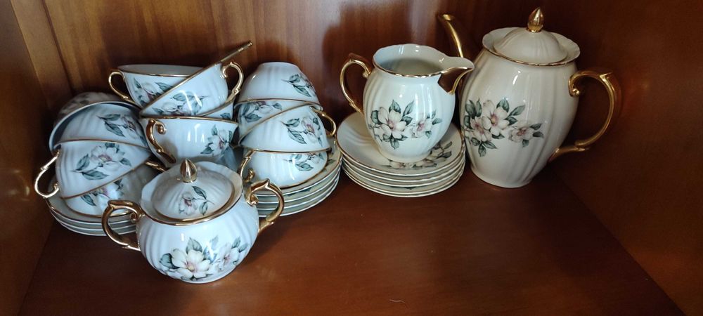 Serviço de chá, porcelana fina