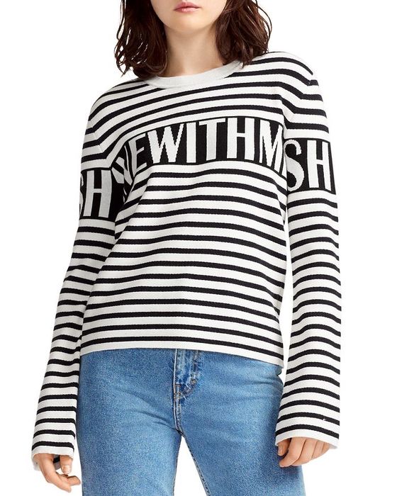 Вовняний смугасти светр кофта Maje m