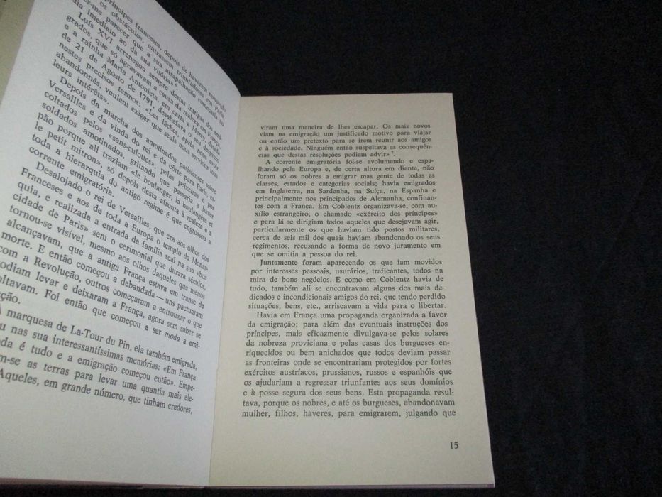 Livro A emigração francesa em Portugal durante a Revolução