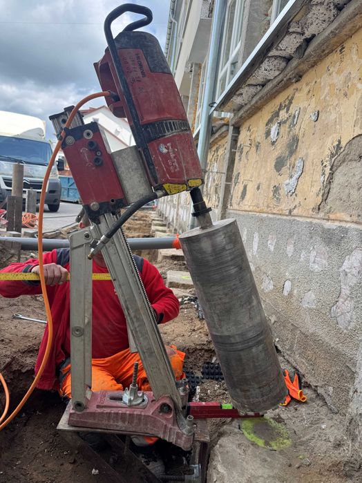 Cięcie, otworowanie w betonie- żelbecie, selektywne wyburzenia - BROKK