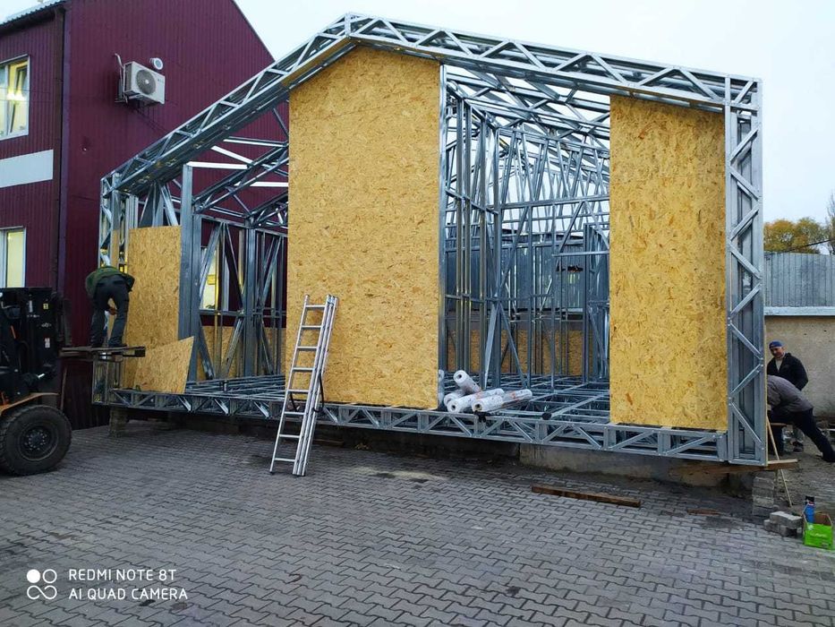 Каркас лстк Металокаркас ЛСТК купити Каркас будинку Металоконструкції