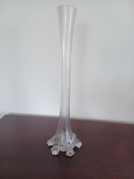 Solitário antigo em Vidro  Alt 40 cm