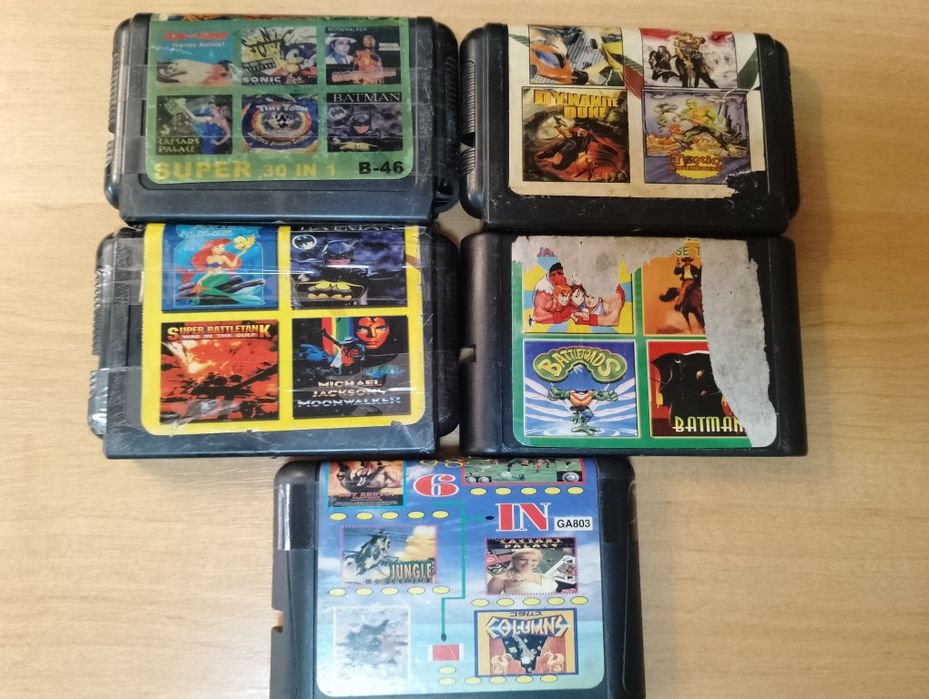 Картриджи Sega Mega Drive