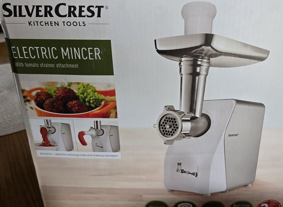 Maszynka do mielenia mięsa SilverCrest SFW 350 E6 biały 350 W