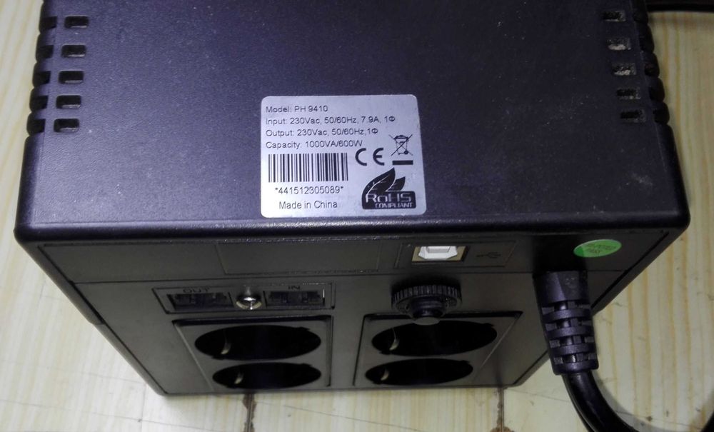Sistema de Alimentação Ininterrupta PHASAK 600W
