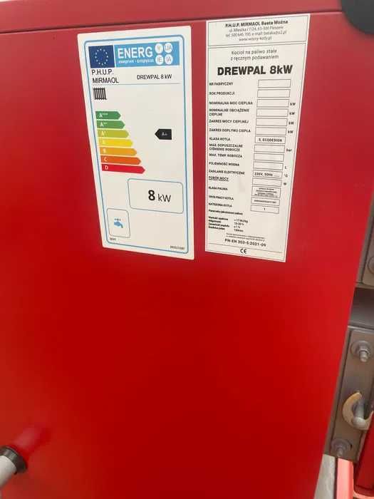 Piec Kocioł na Drewno do 100m2 5 Klasa Dofinansowanie 8 kw