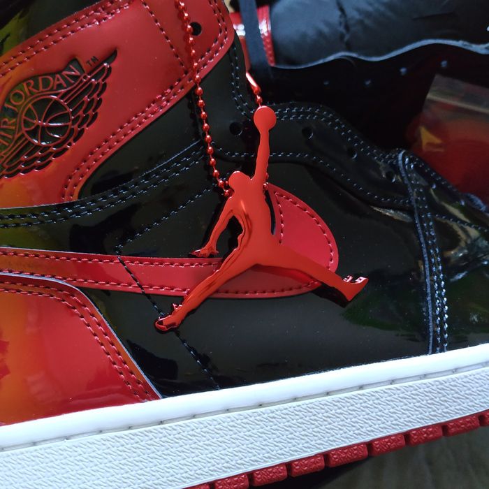 Air Jordan 1 Retro High Patent Bred EU 44.5 US 10.5