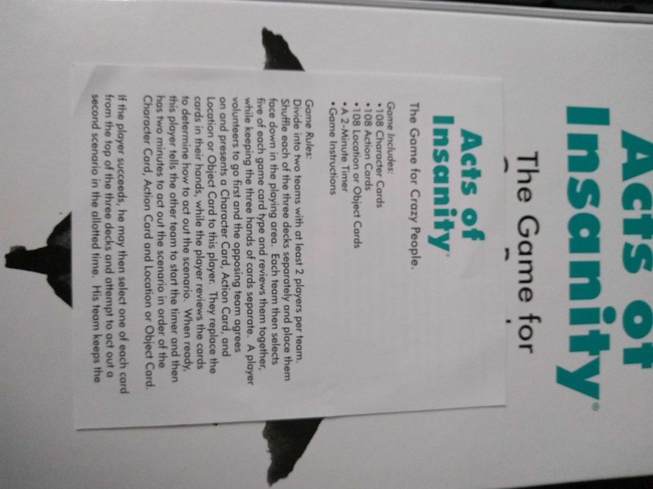 Gra Acts Of Insanity The Game for Crazy People