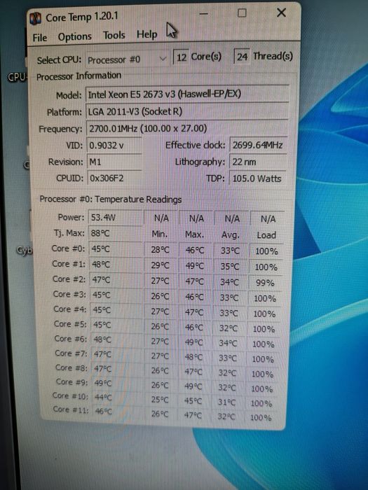 Intel e5 2673 v3 32gbram  rx5500xt8gb