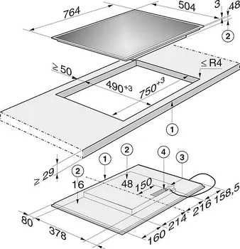 CAŁA POLSKA MIELE KM 6307 PŁYTA INDUKCYJNA 80cm Kuchenka Gwar. Dostawa