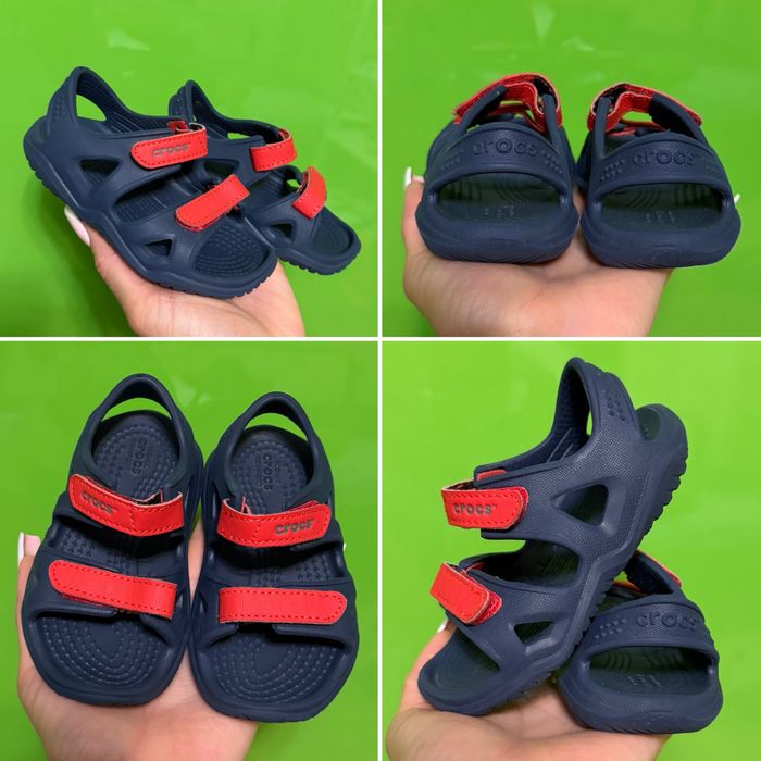 ‼️ сандалі Crocs C 6 23 р оригінал босоніжки шузи аквашузи сланці крокси
